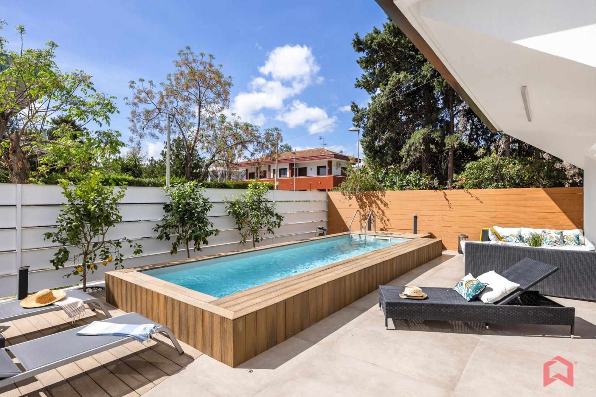 Appartamento In Villa Con Piscina Privata 팔레르모 외부 사진