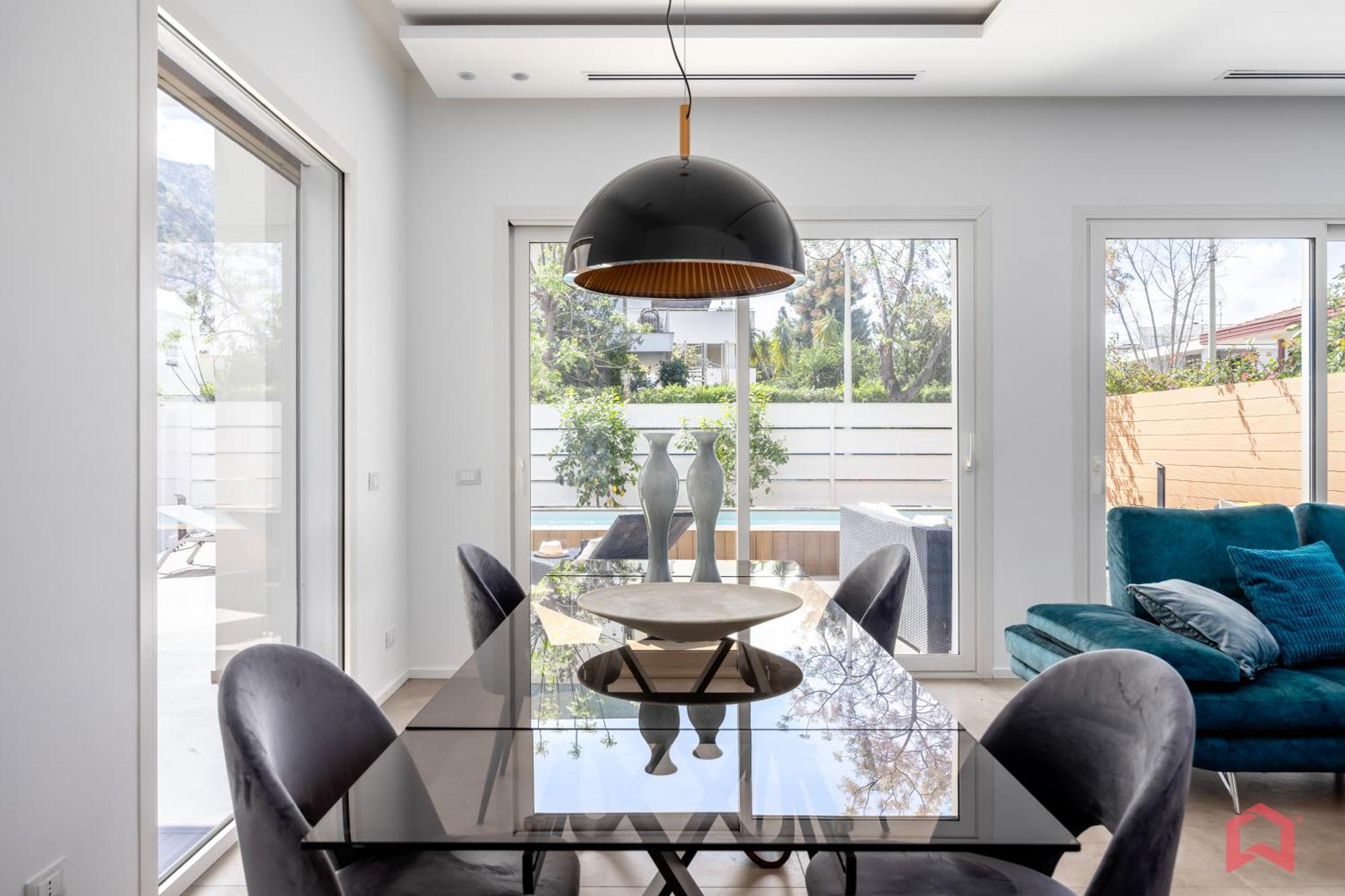 Appartamento In Villa Con Piscina Privata 팔레르모 외부 사진