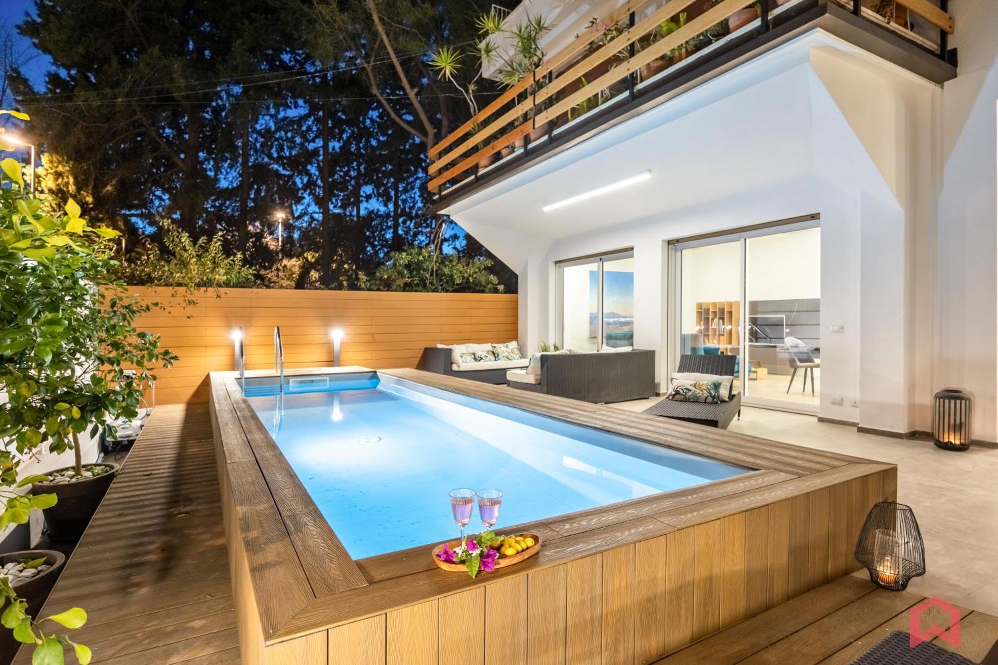 Appartamento In Villa Con Piscina Privata 팔레르모 외부 사진